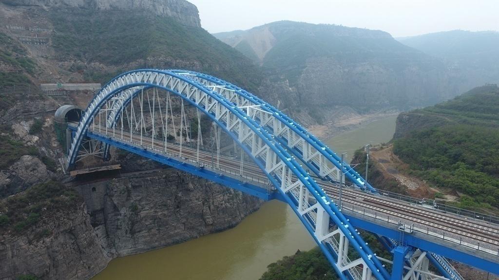 蒙华铁路龙门黄河大桥